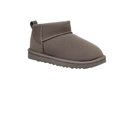 UGG Femme Botte Classic Ultra Mini Gris