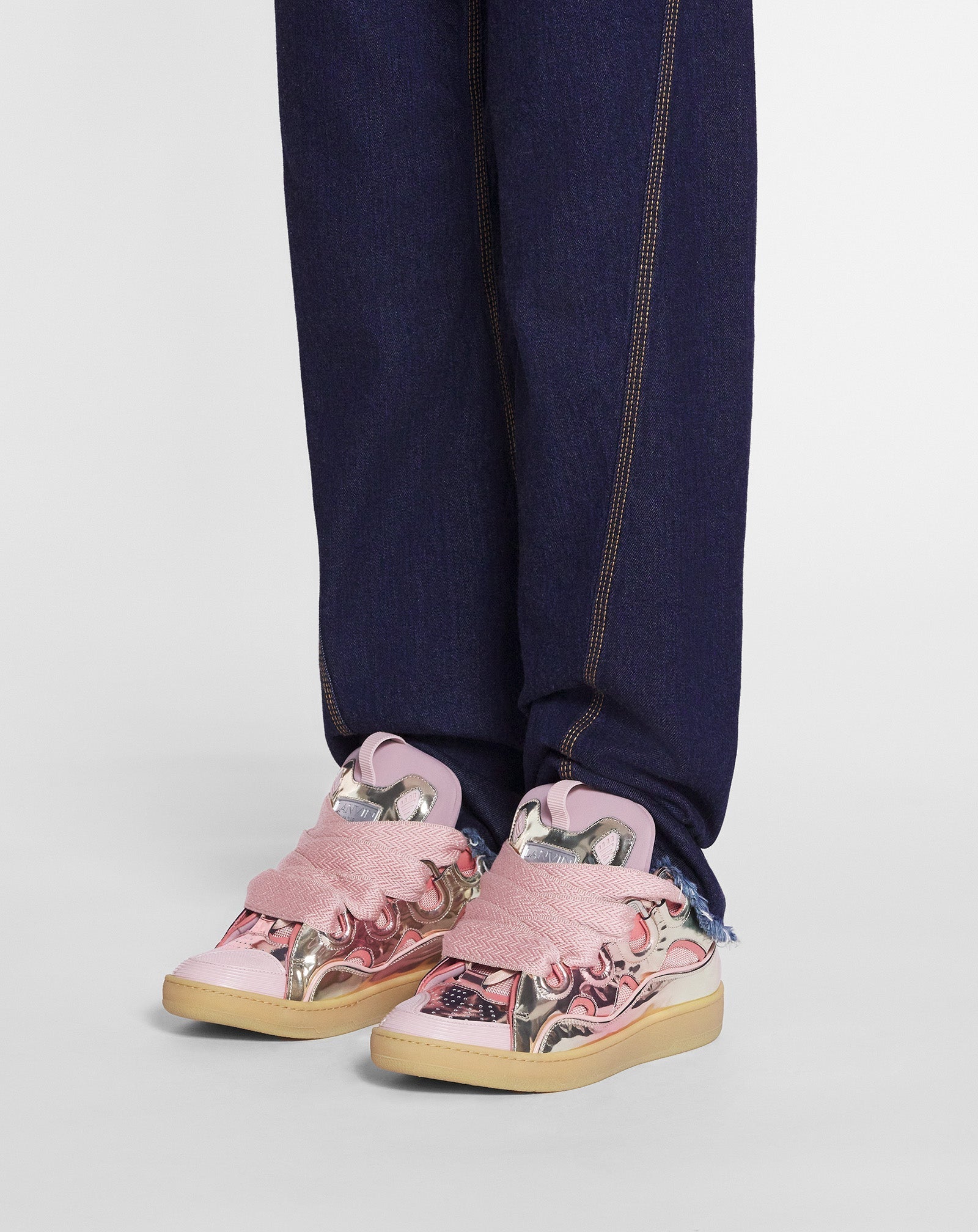 Lanvin Curb Metallic Pink