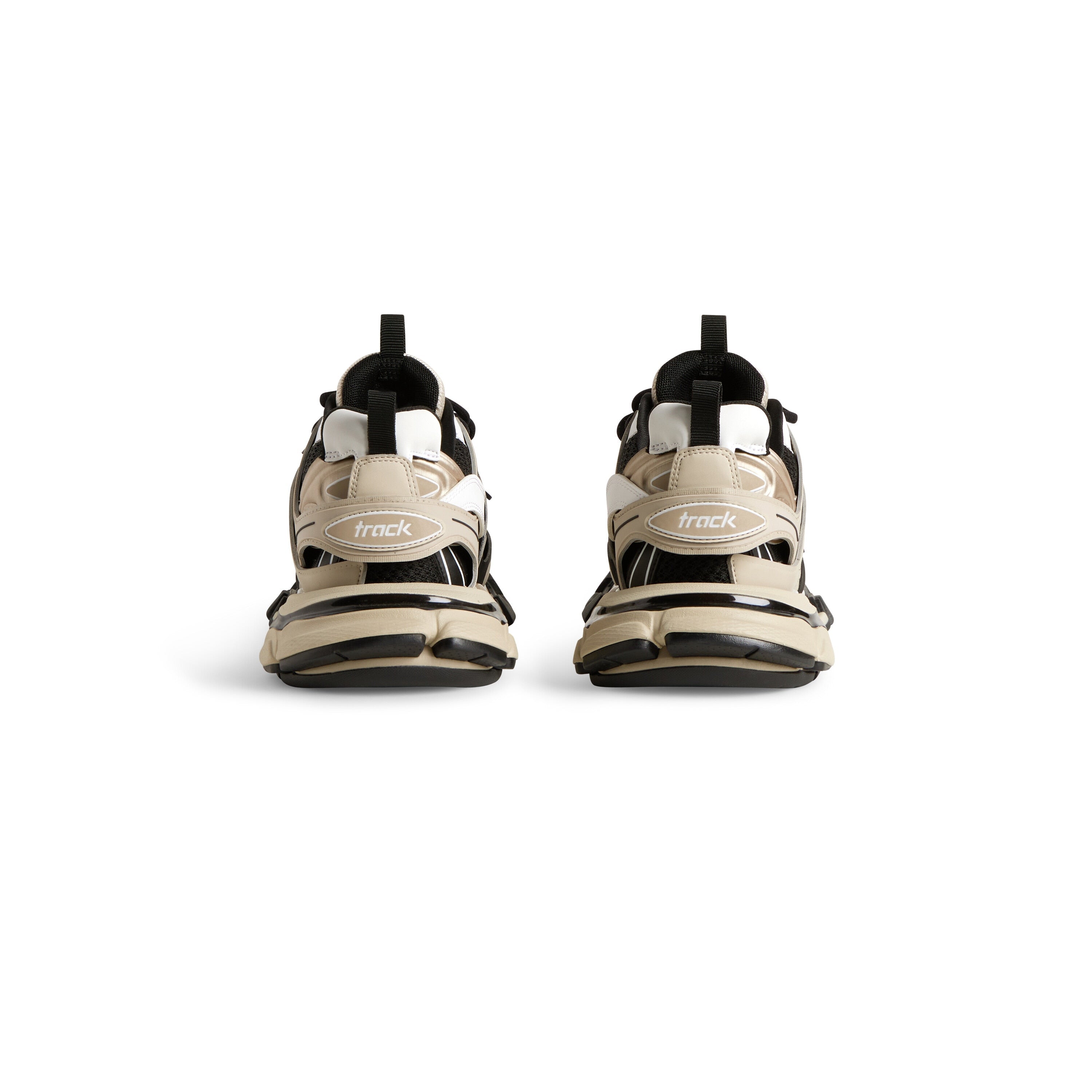 Balenciaga Track Cream Black